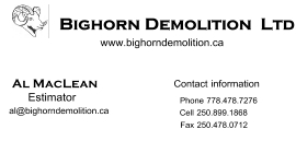 Bighorn Demolition Ltd